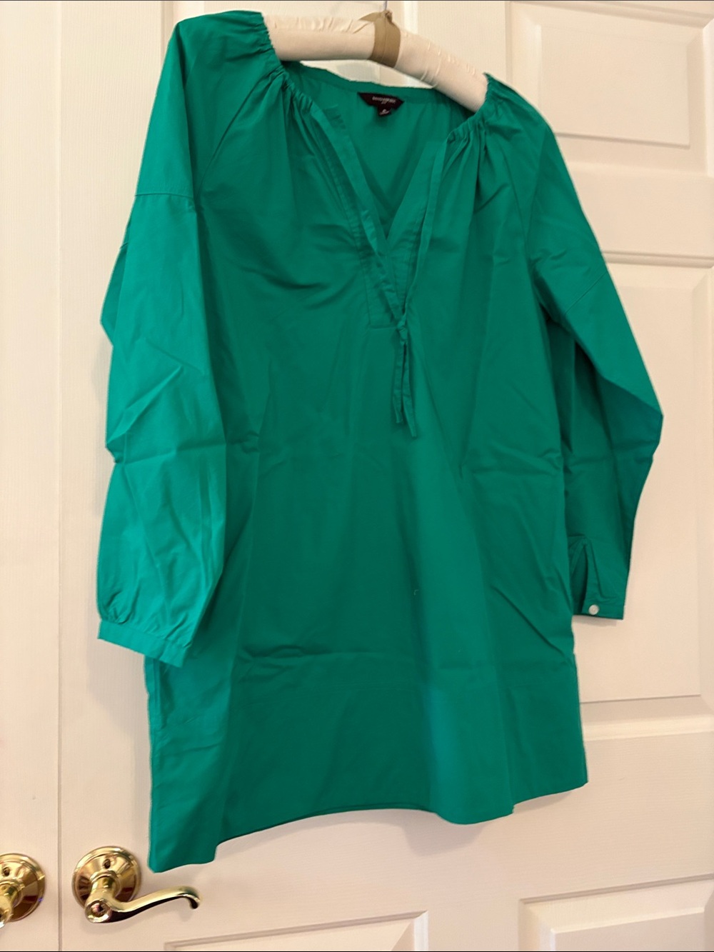 Banana Republic Teal Green cotton  Dress